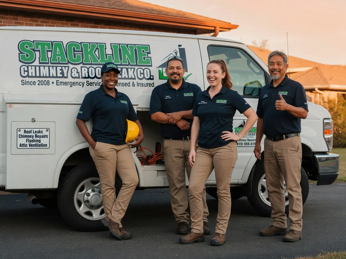 Chimney flashing repair company in New Leipzig, ND